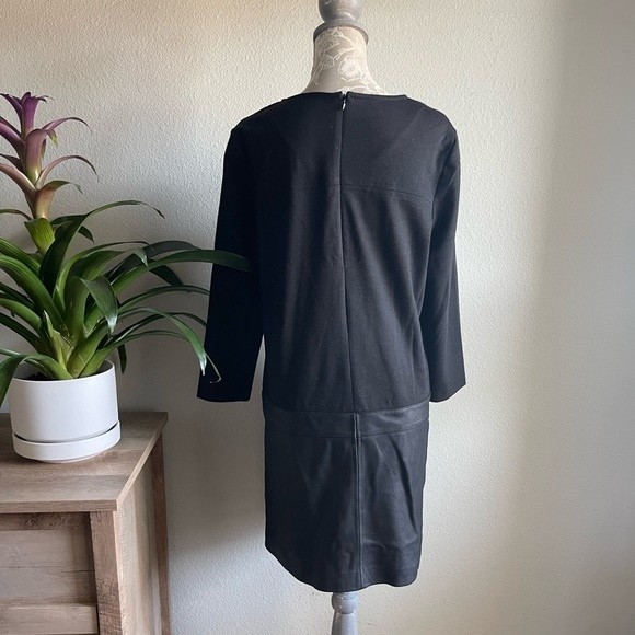 Comptoir Des Cotonniers Leather Block Dress - Picture 5 of 14